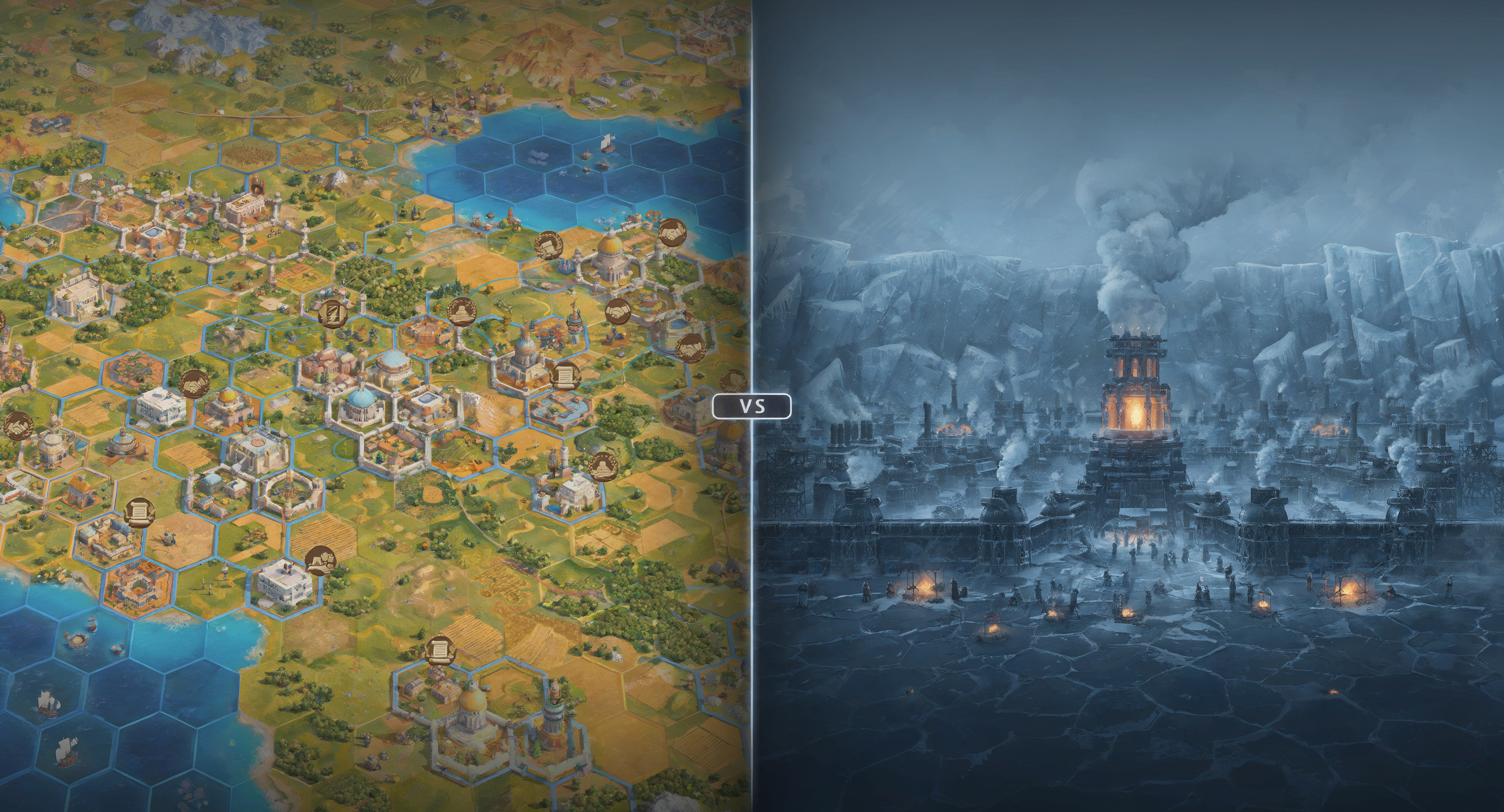 Civilization VII vs Frostpunk 2